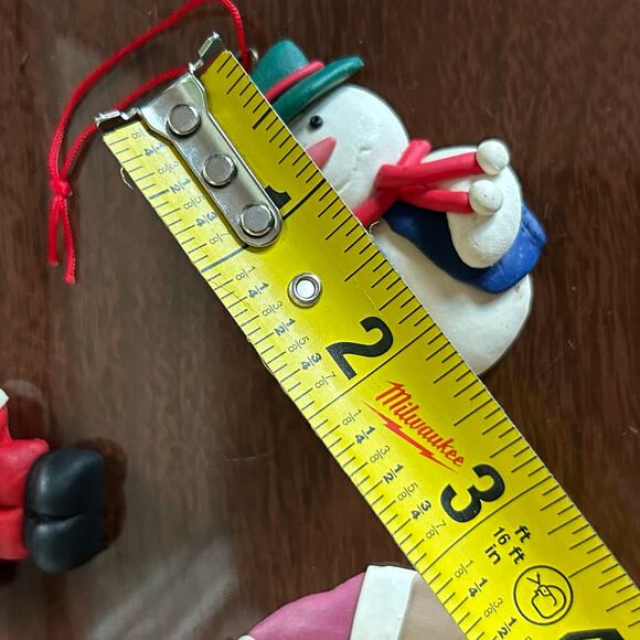 Set of 4 Vintage Christmas Ornaments – Foam/Soft Plastic - Picture 13 of 15